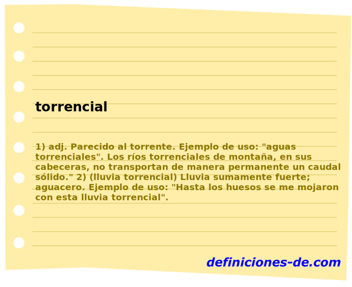 torrencial 