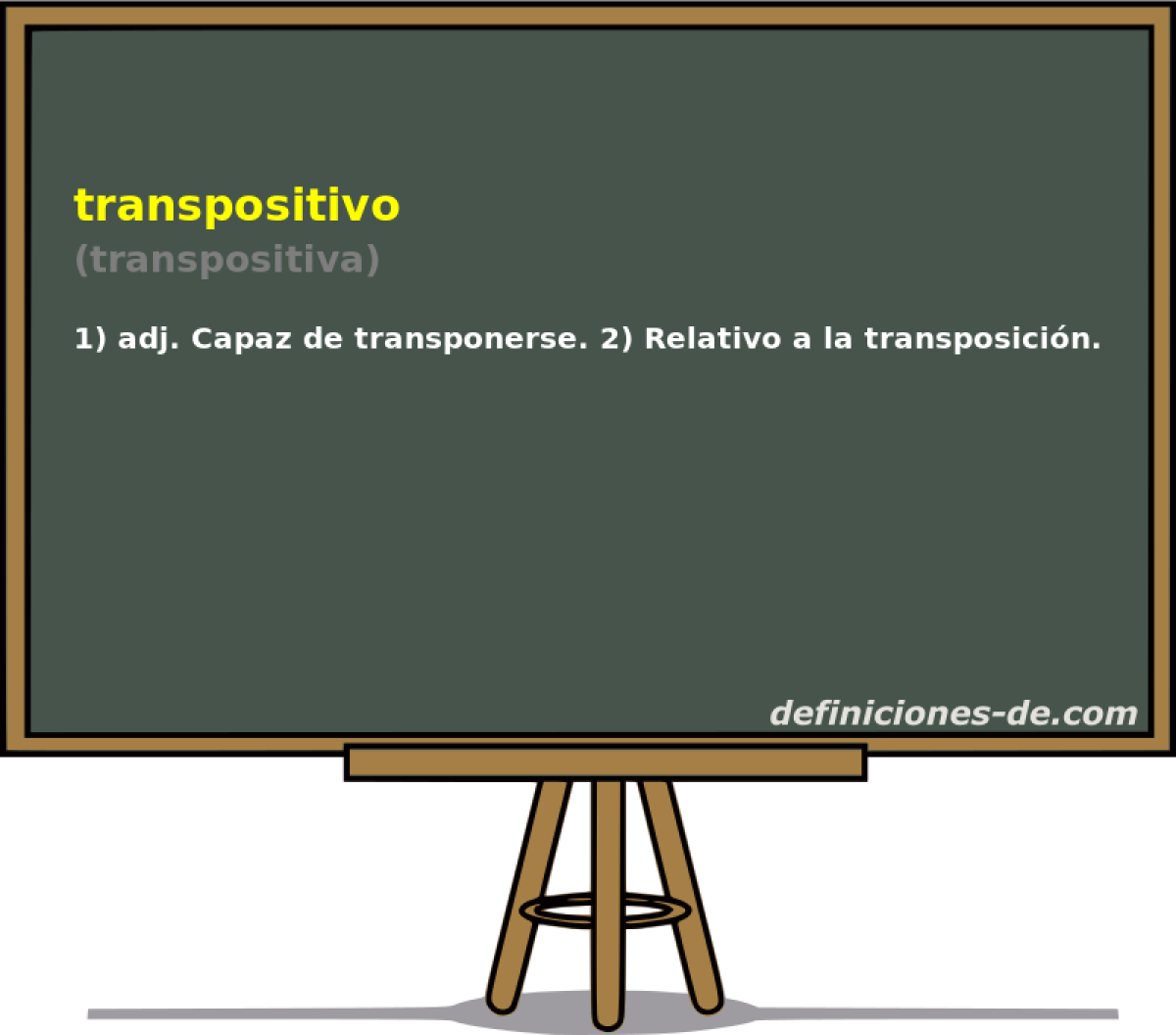 transpositivo (transpositiva)