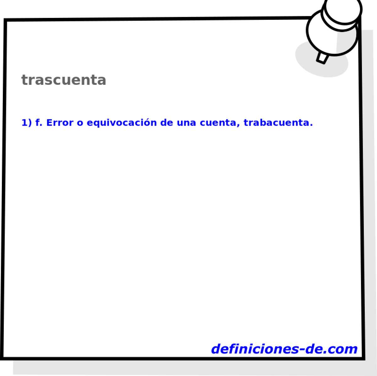 trascuenta 