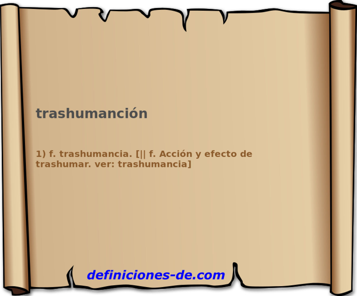 trashumancin 