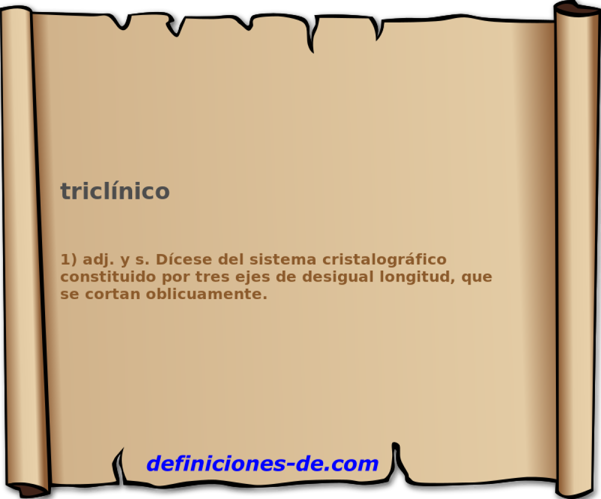 triclnico 