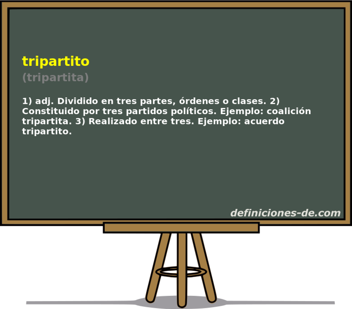 tripartito (tripartita)