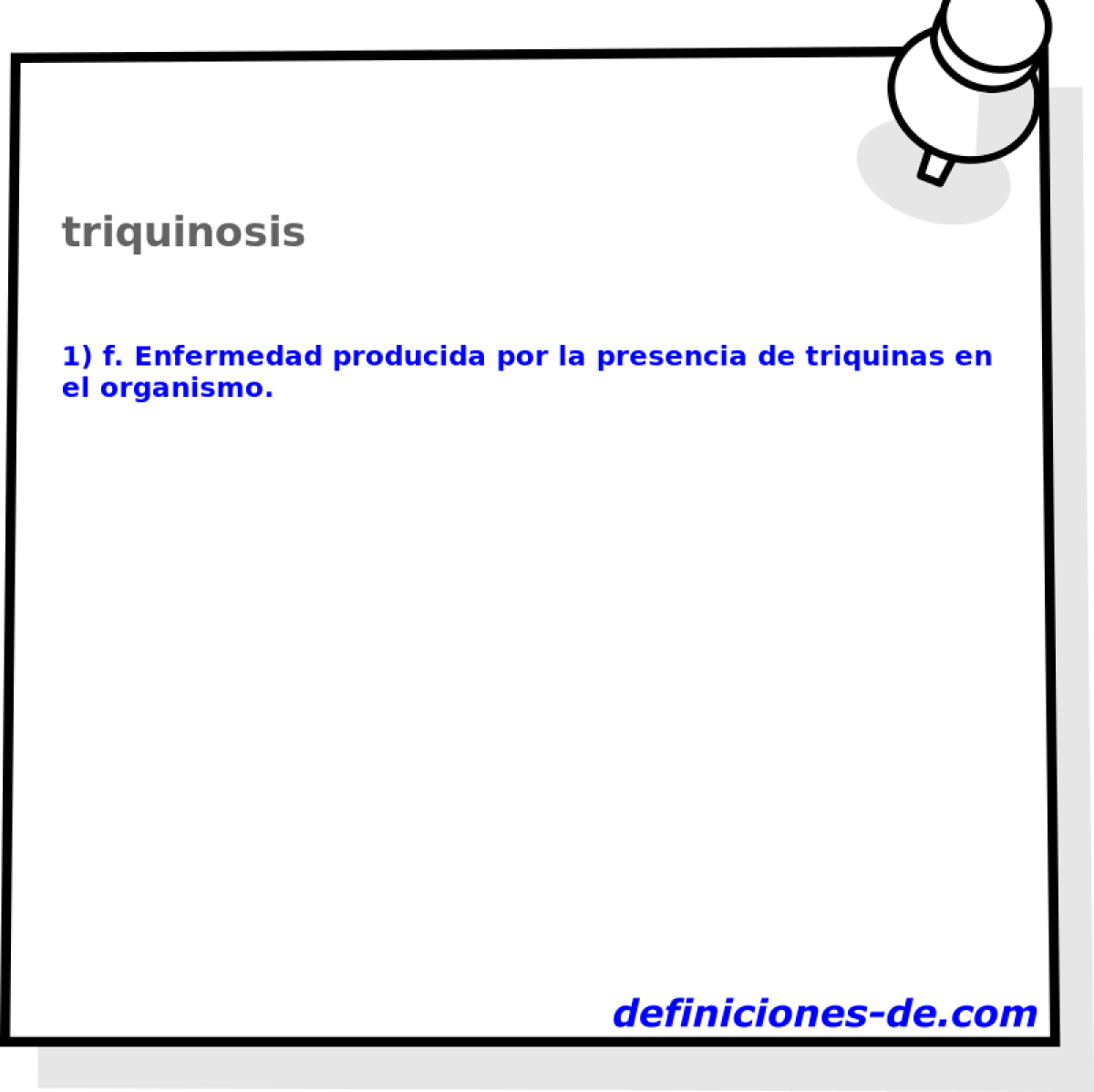 triquinosis 
