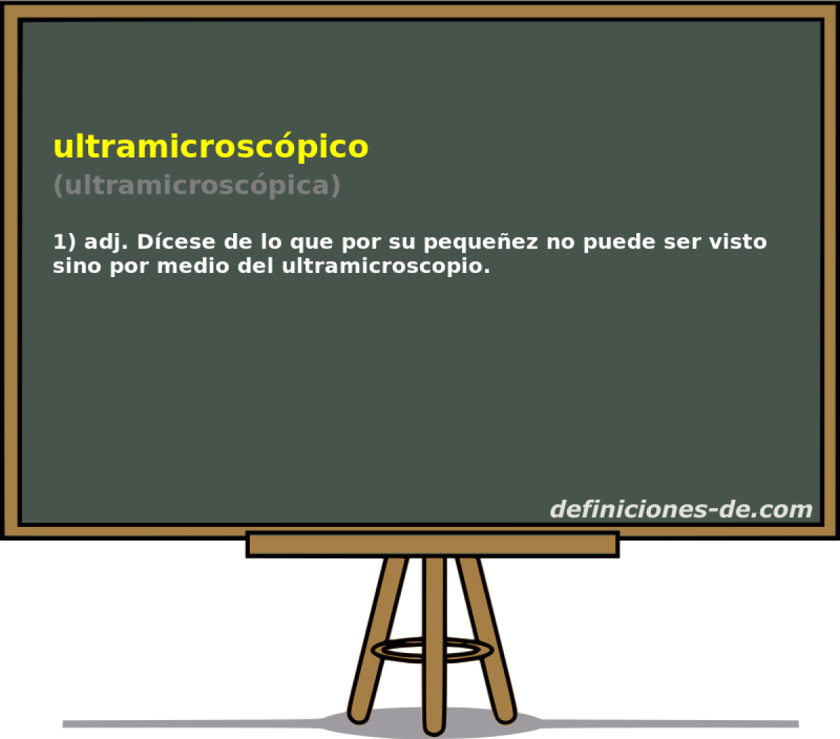ultramicroscpico (ultramicroscpica)