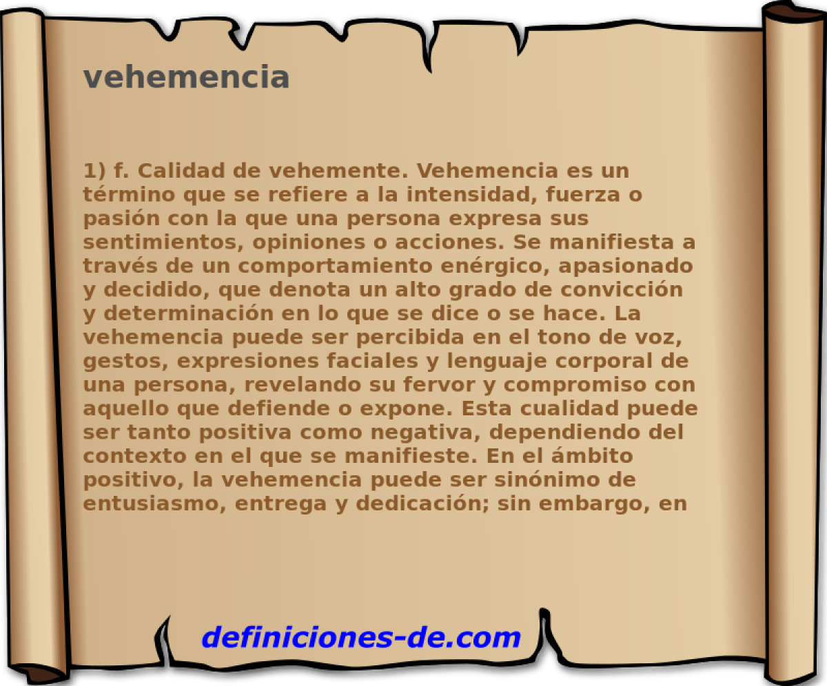 vehemencia 