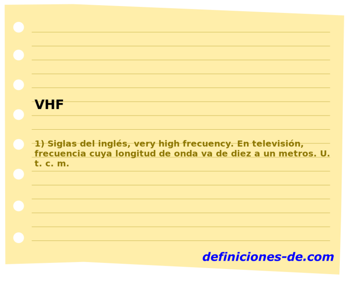 VHF 
