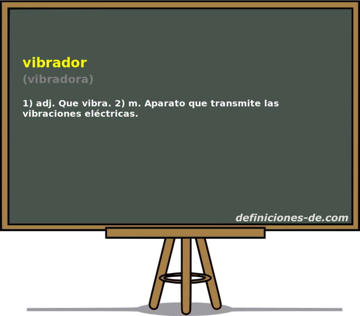 vibrador (vibradora)