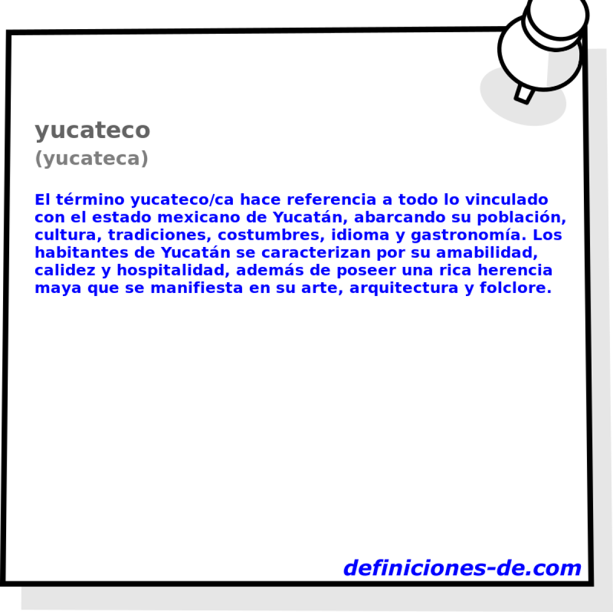yucateco (yucateca)
