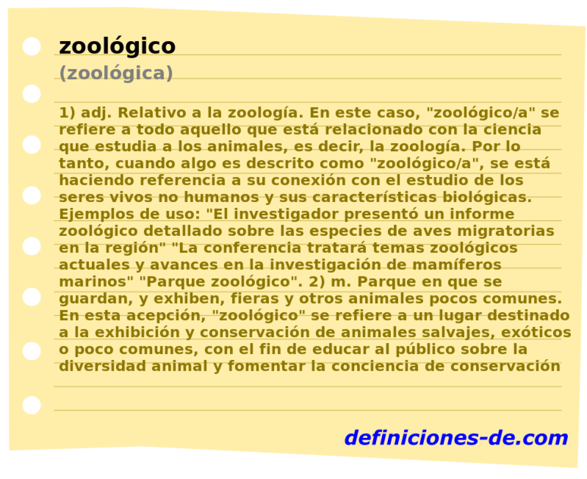 zoolgico (zoolgica)