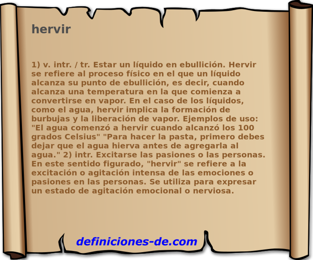 hervir 