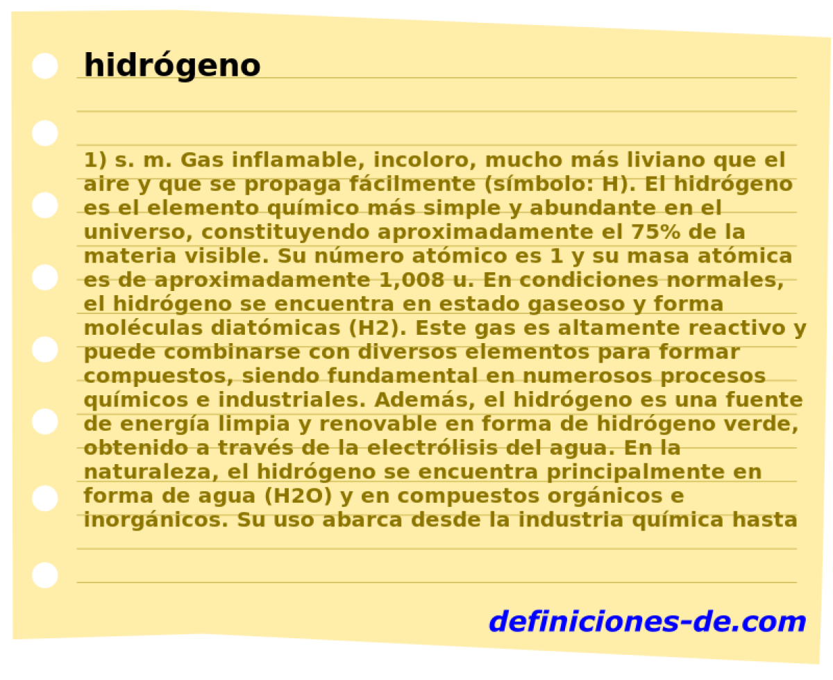 hidrgeno 