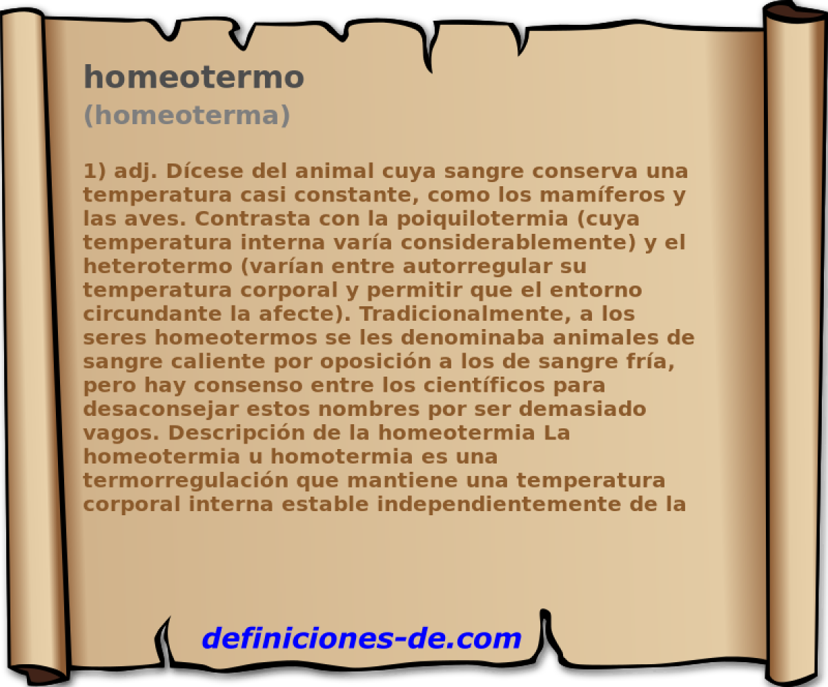 homeotermo (homeoterma)