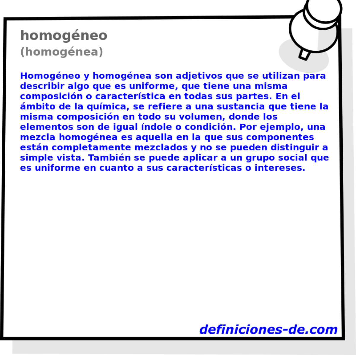 homogneo (homognea)