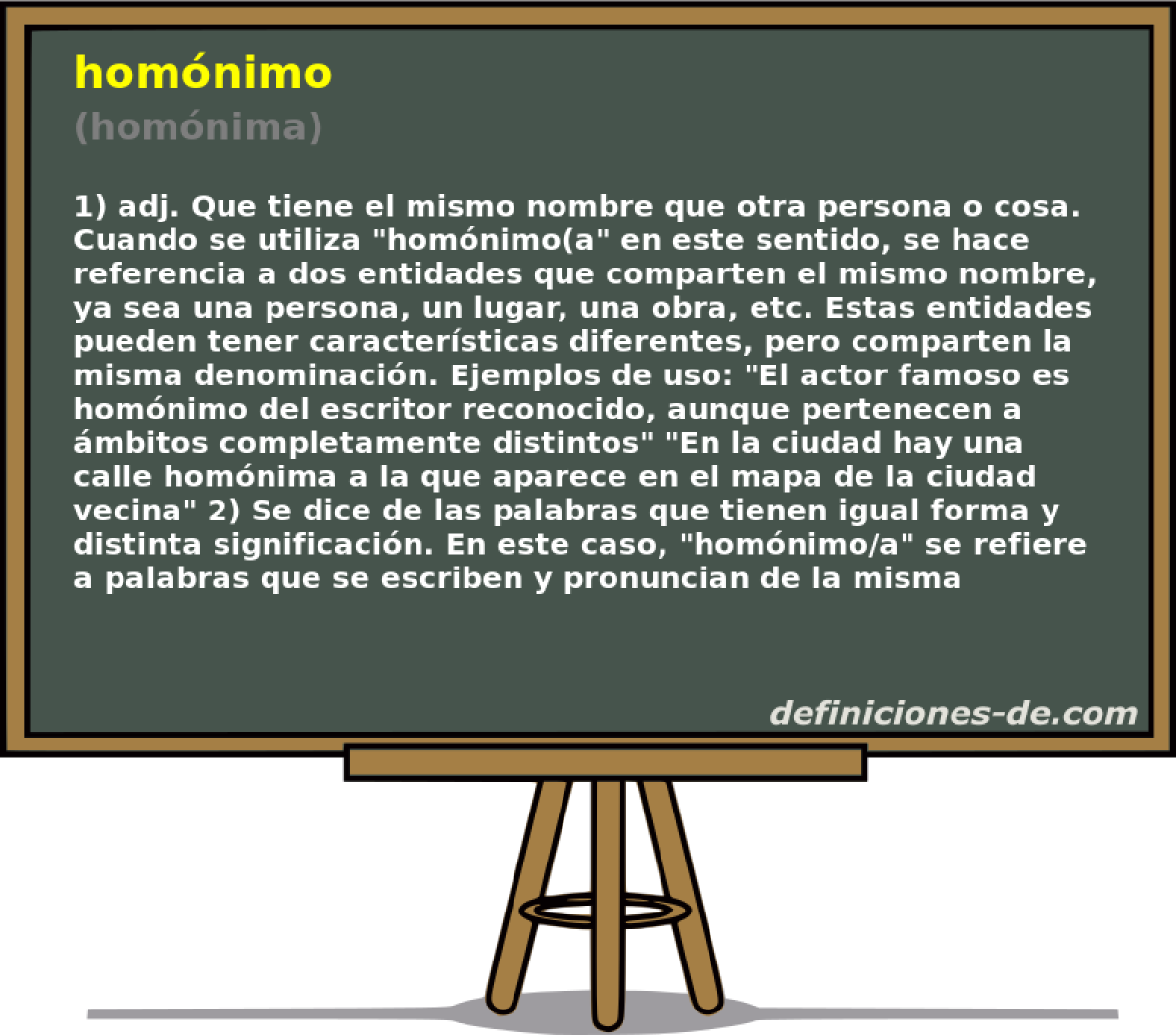 homnimo (homnima)