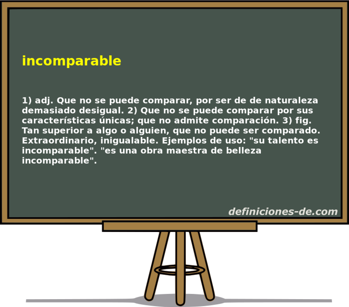 incomparable 