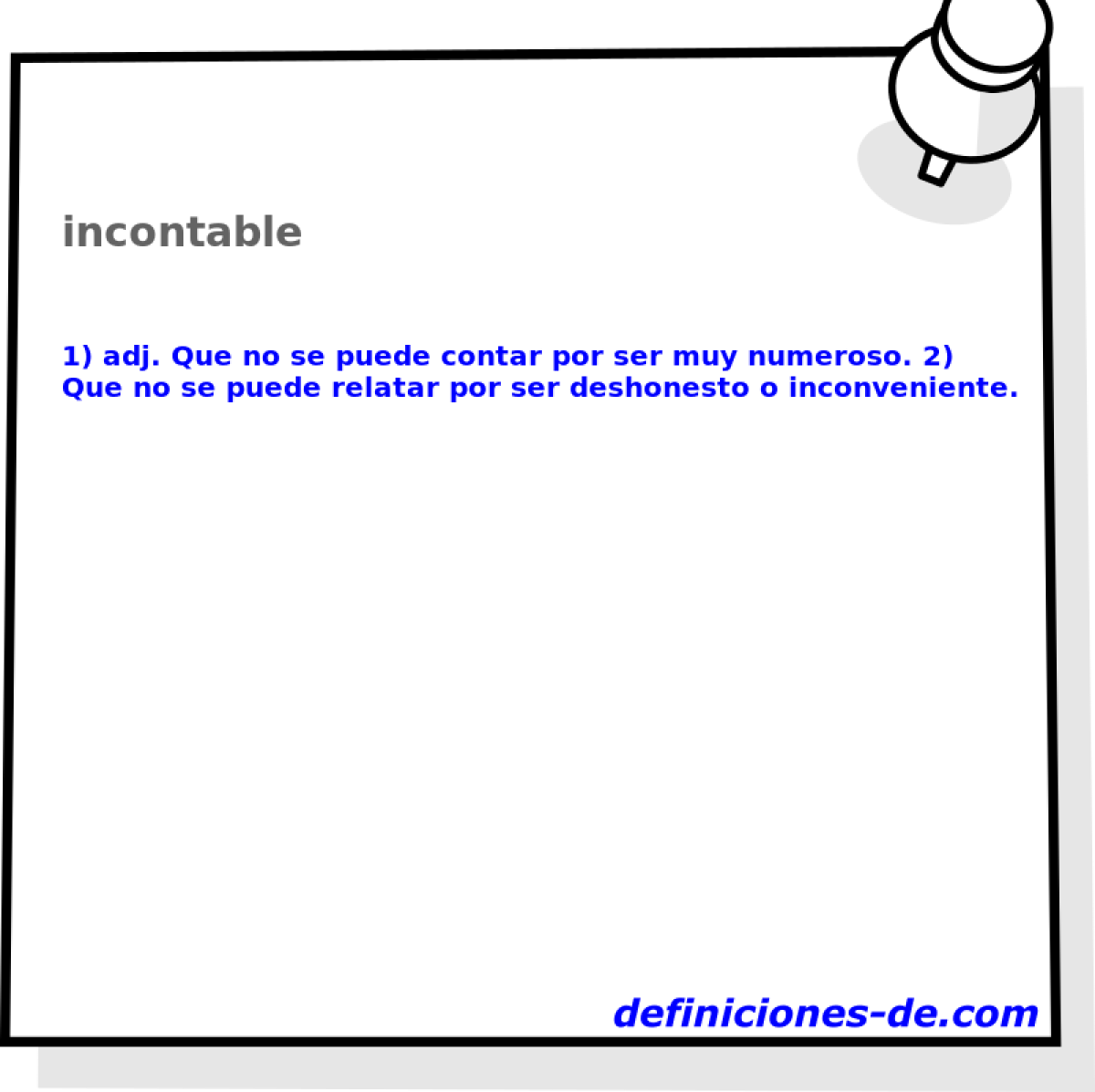 incontable 
