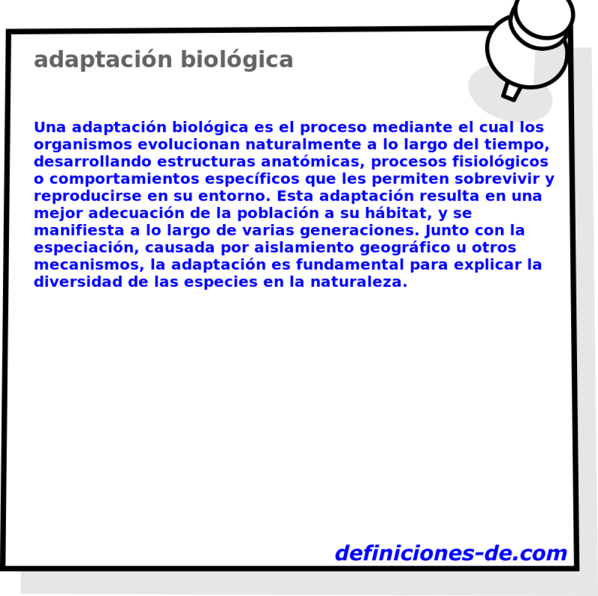 adaptacin biolgica 