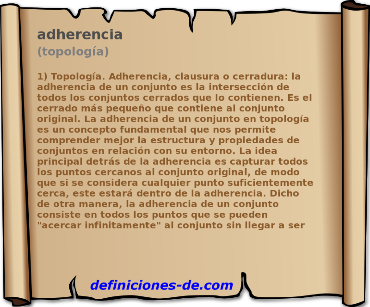adherencia (topologa)