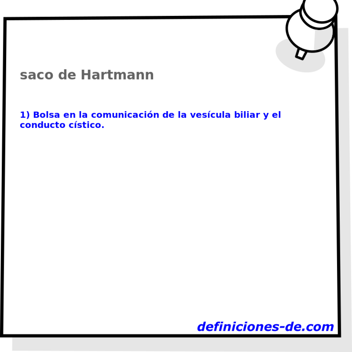 saco de Hartmann 