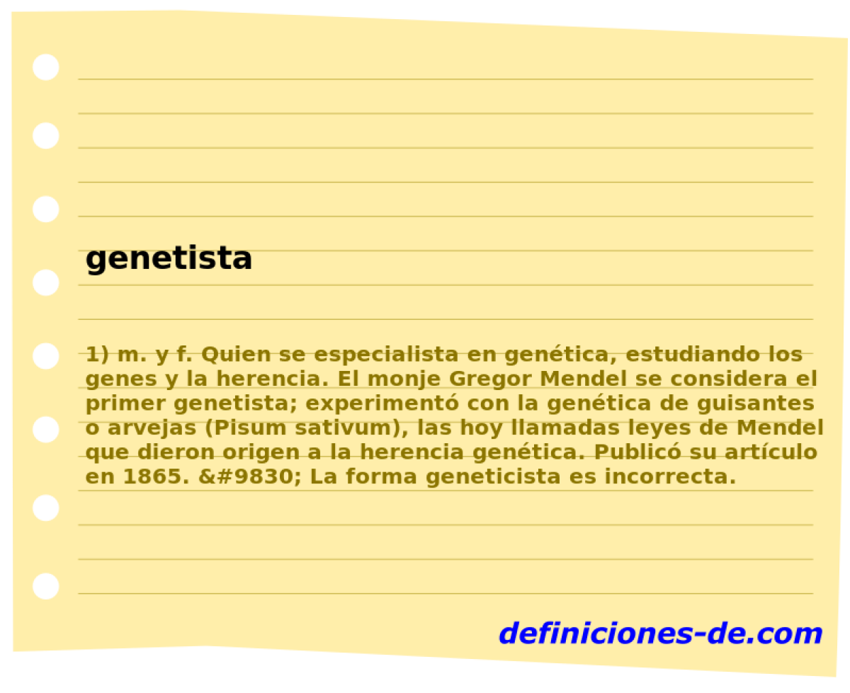 genetista 