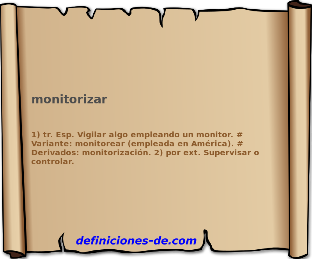 monitorizar 