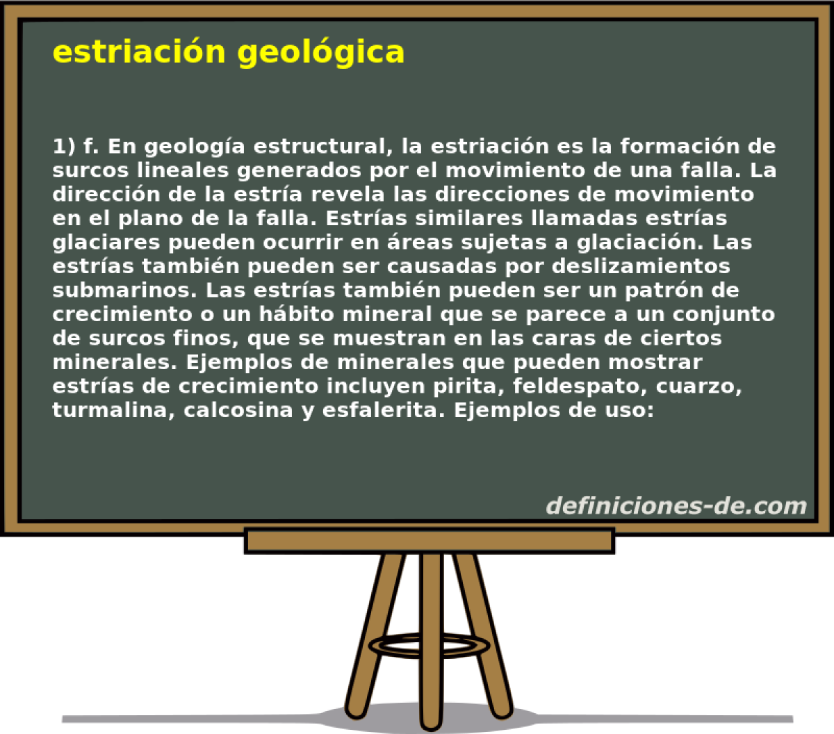estriacin geolgica 
