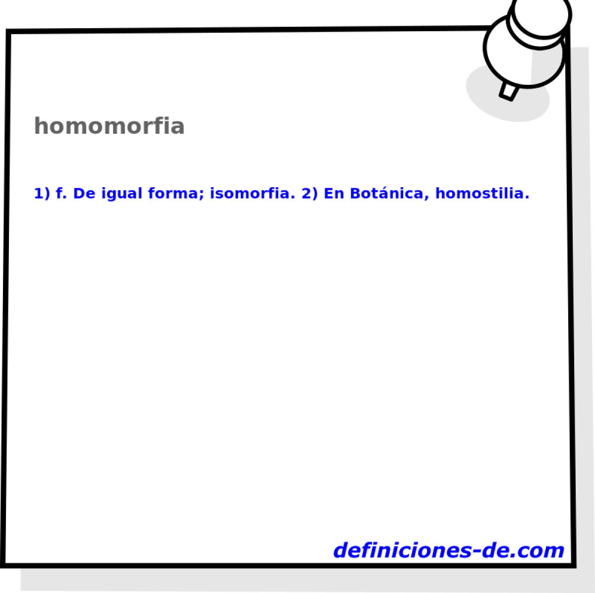 homomorfia 