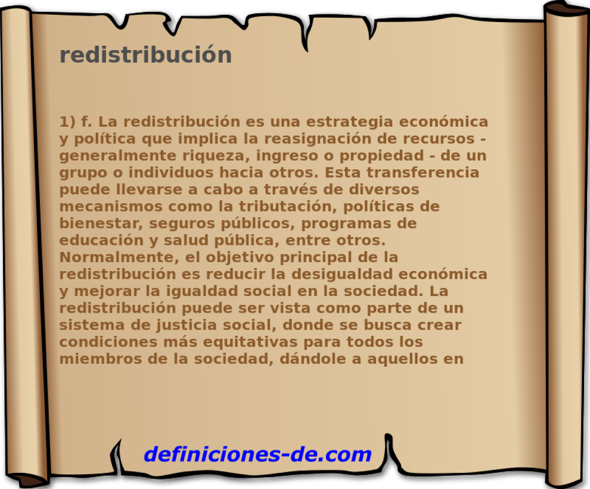 redistribucin 