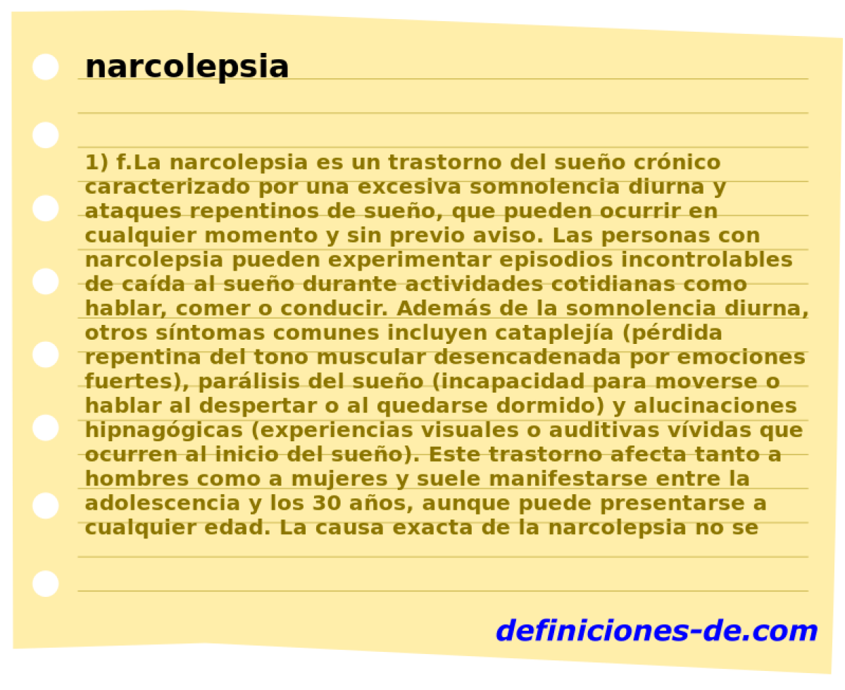 narcolepsia 