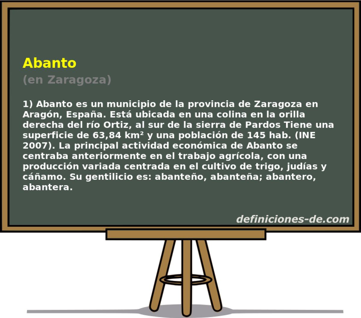 Abanto (en Zaragoza)