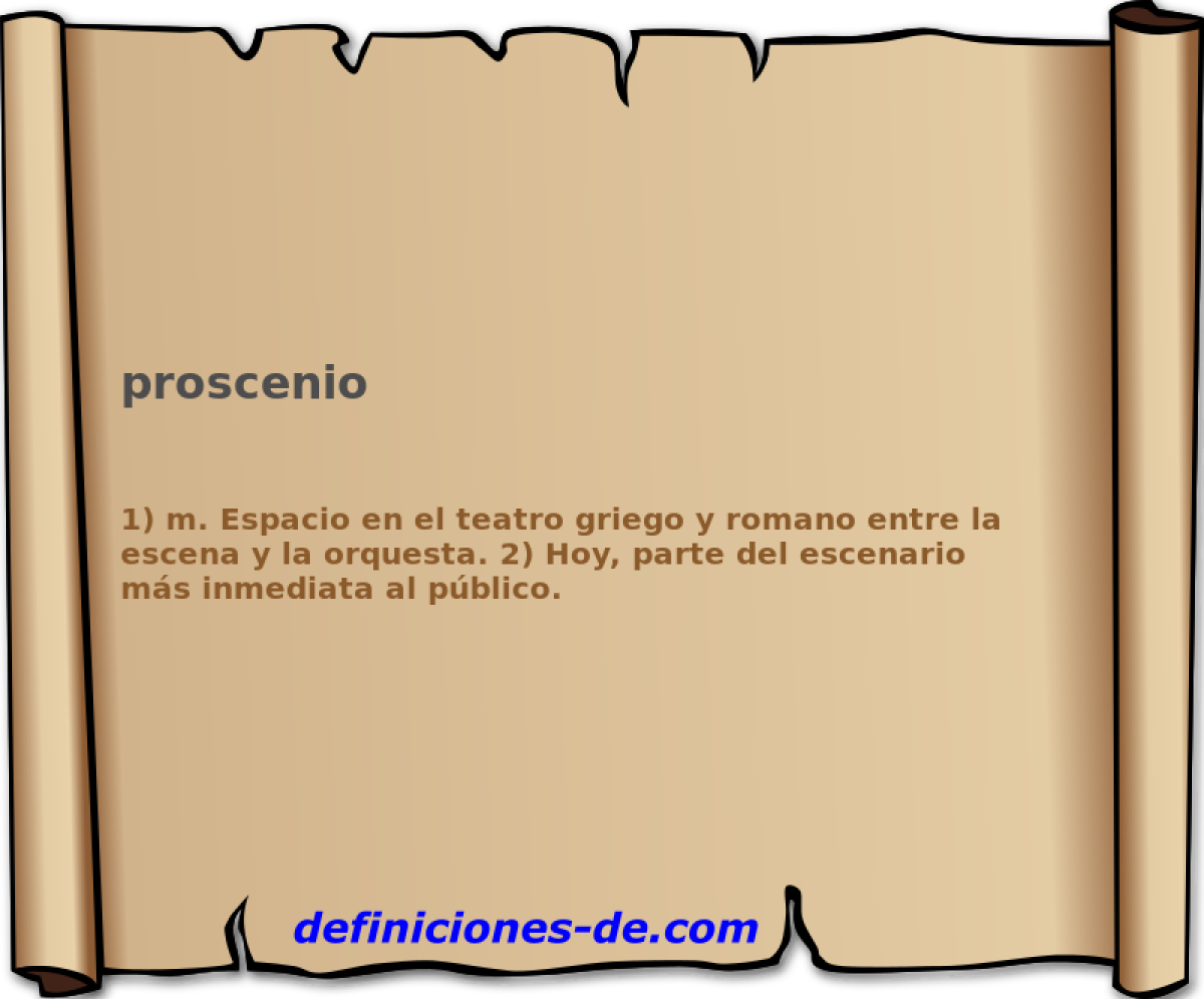 proscenio 