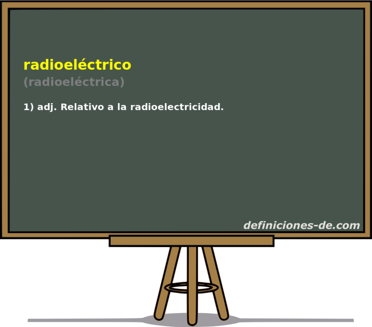 radioelctrico (radioelctrica)