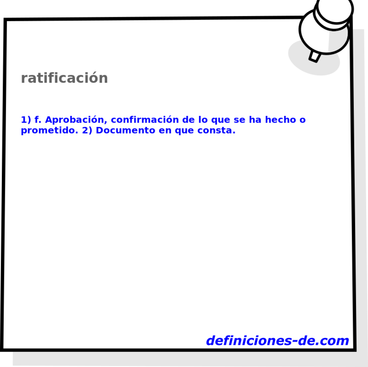 ratificacin 