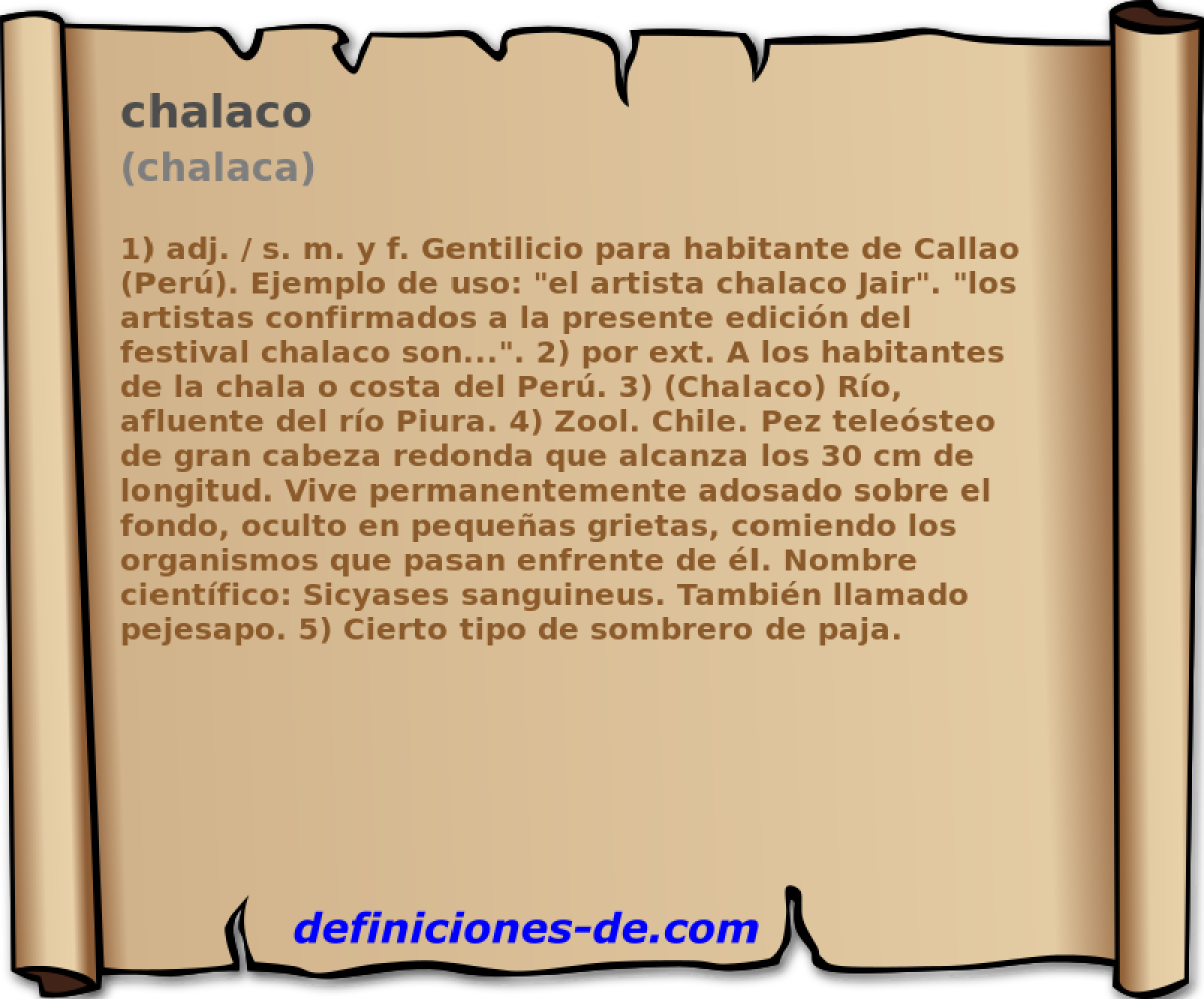 chalaco (chalaca)
