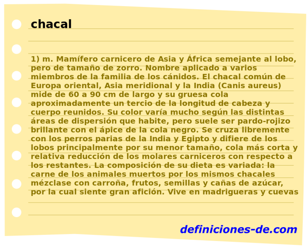 chacal 