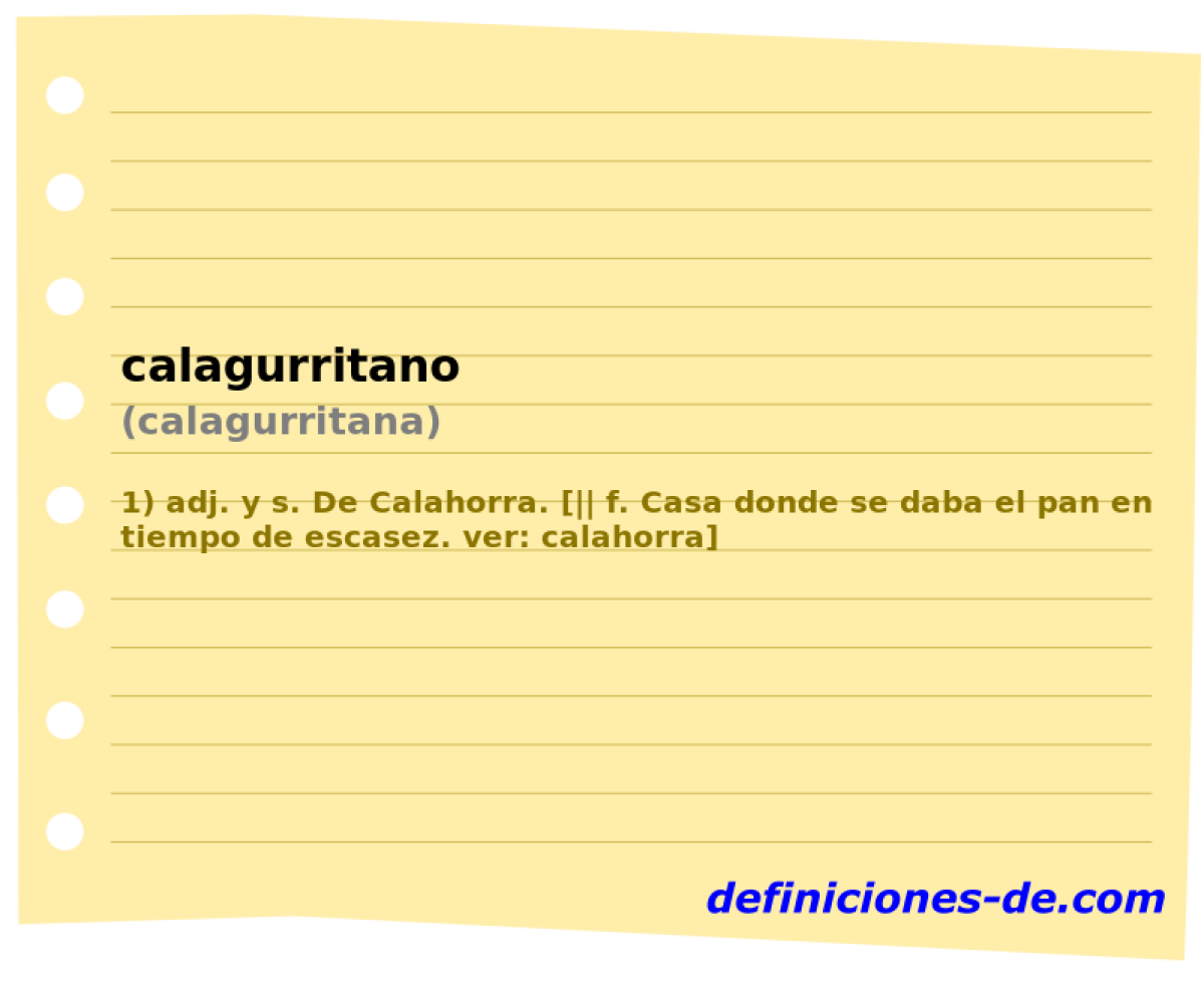 calagurritano (calagurritana)