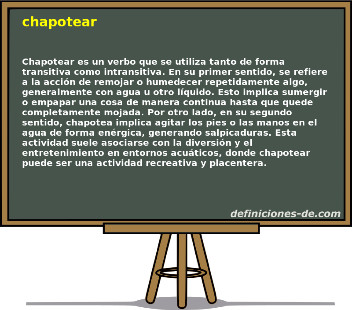 chapotear 