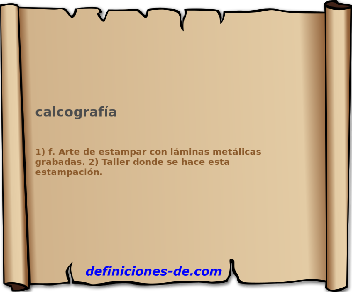 calcografa 