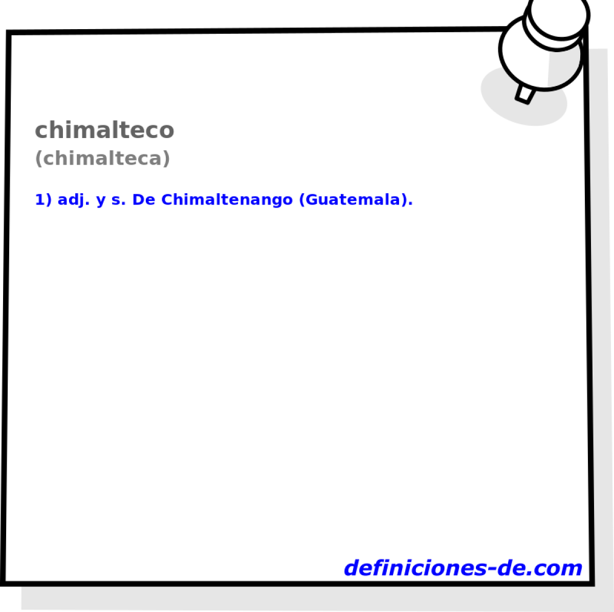 chimalteco (chimalteca)