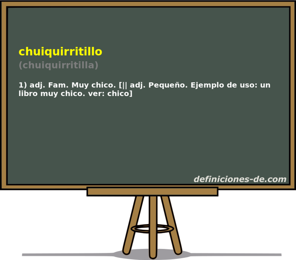 chuiquirritillo (chuiquirritilla)