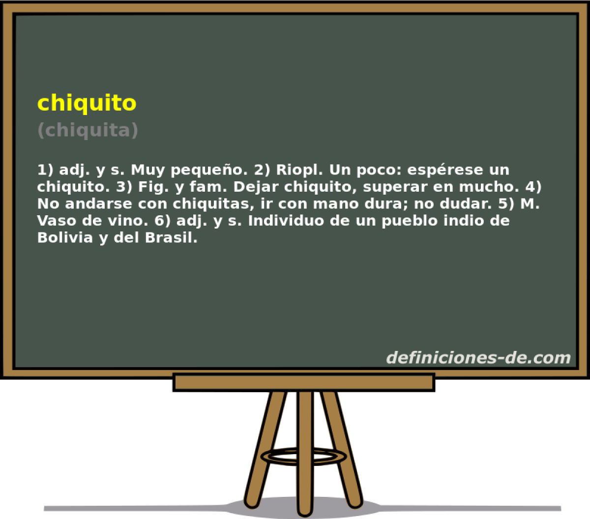 chiquito (chiquita)