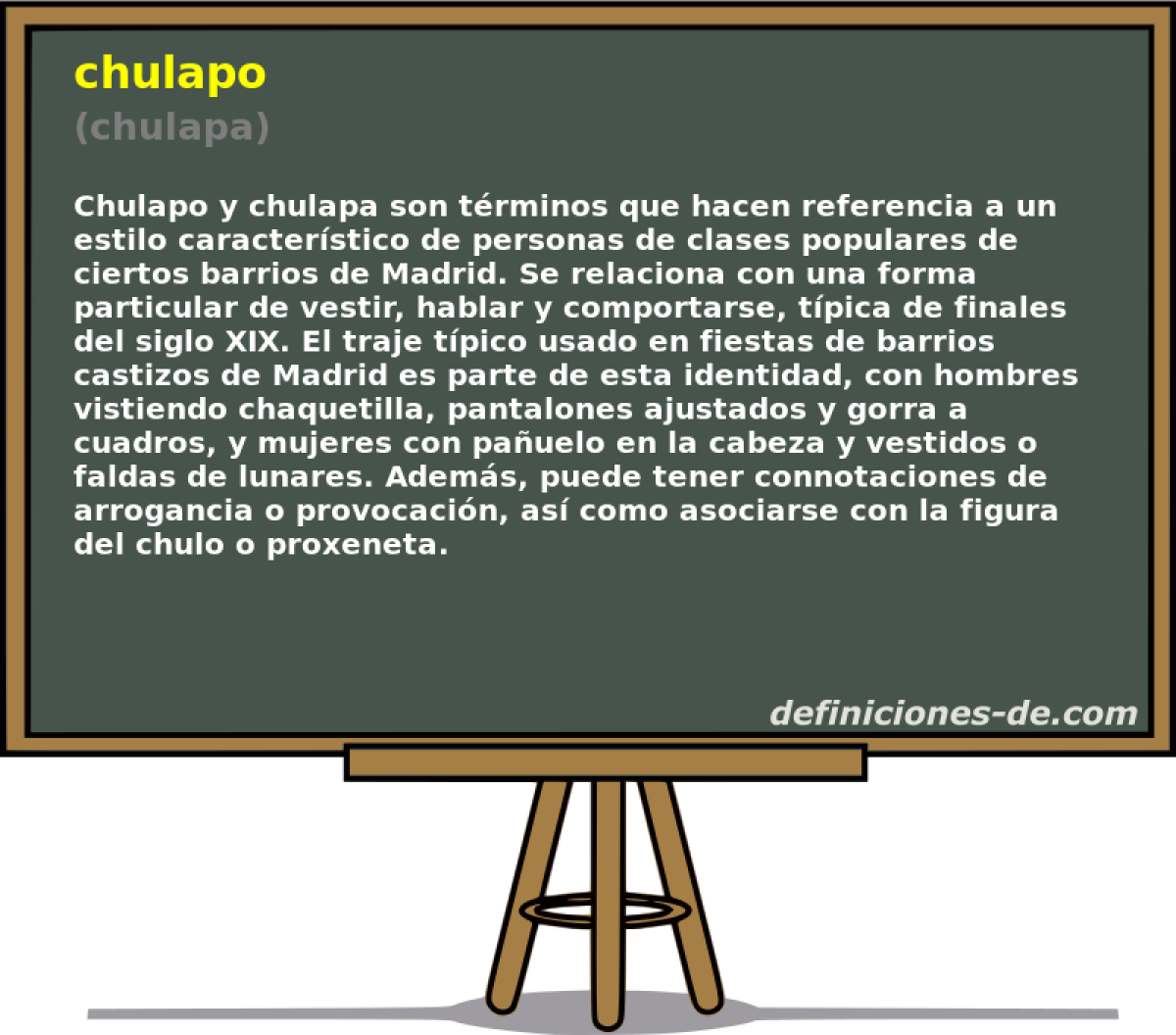 chulapo (chulapa)