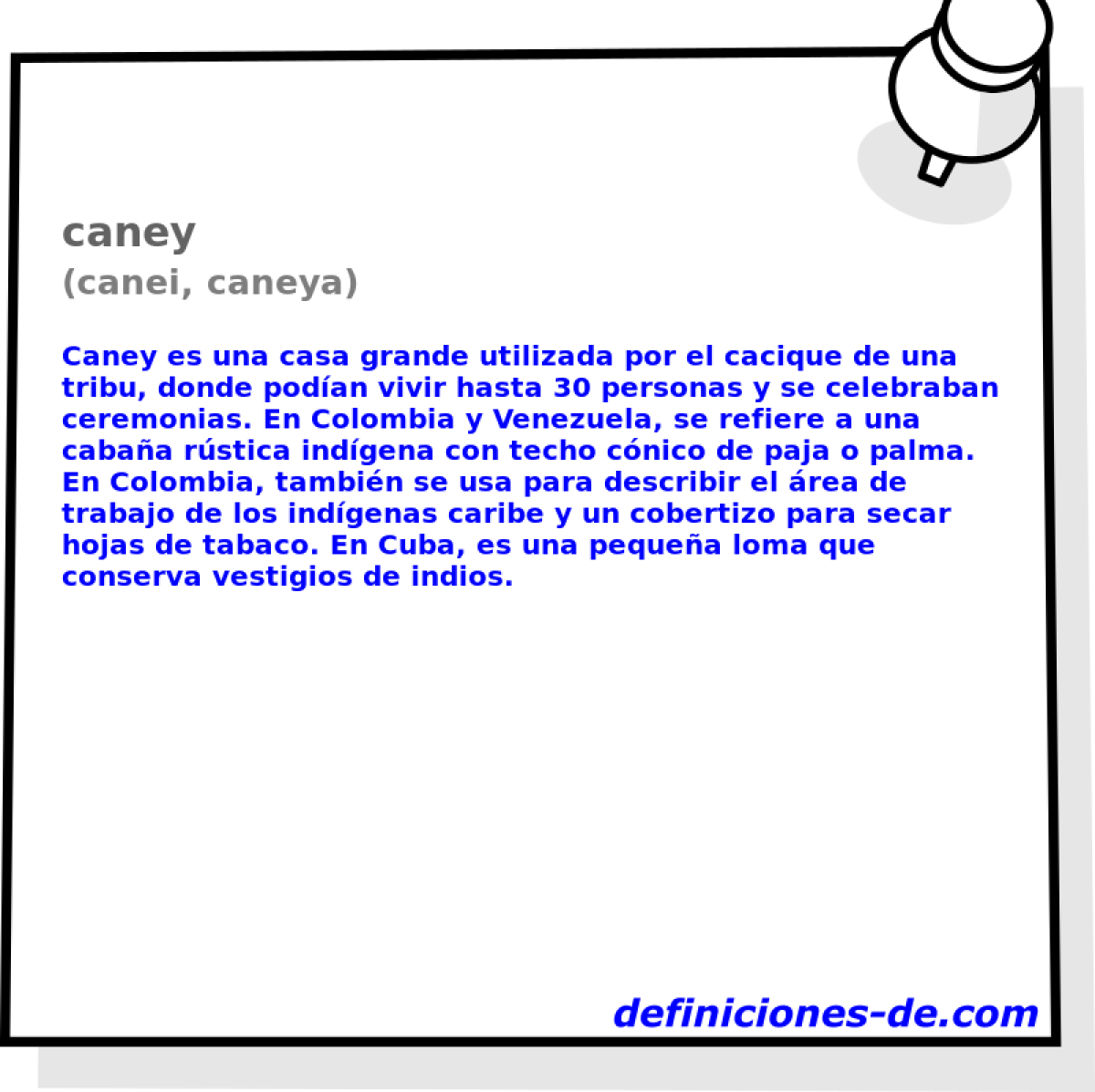 caney (canei, caneya)