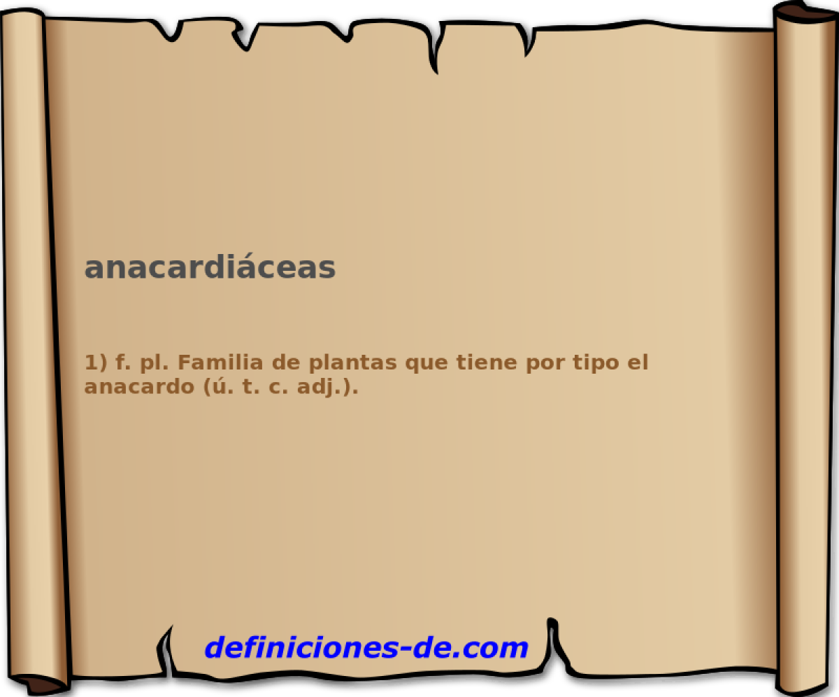 anacardiceas 