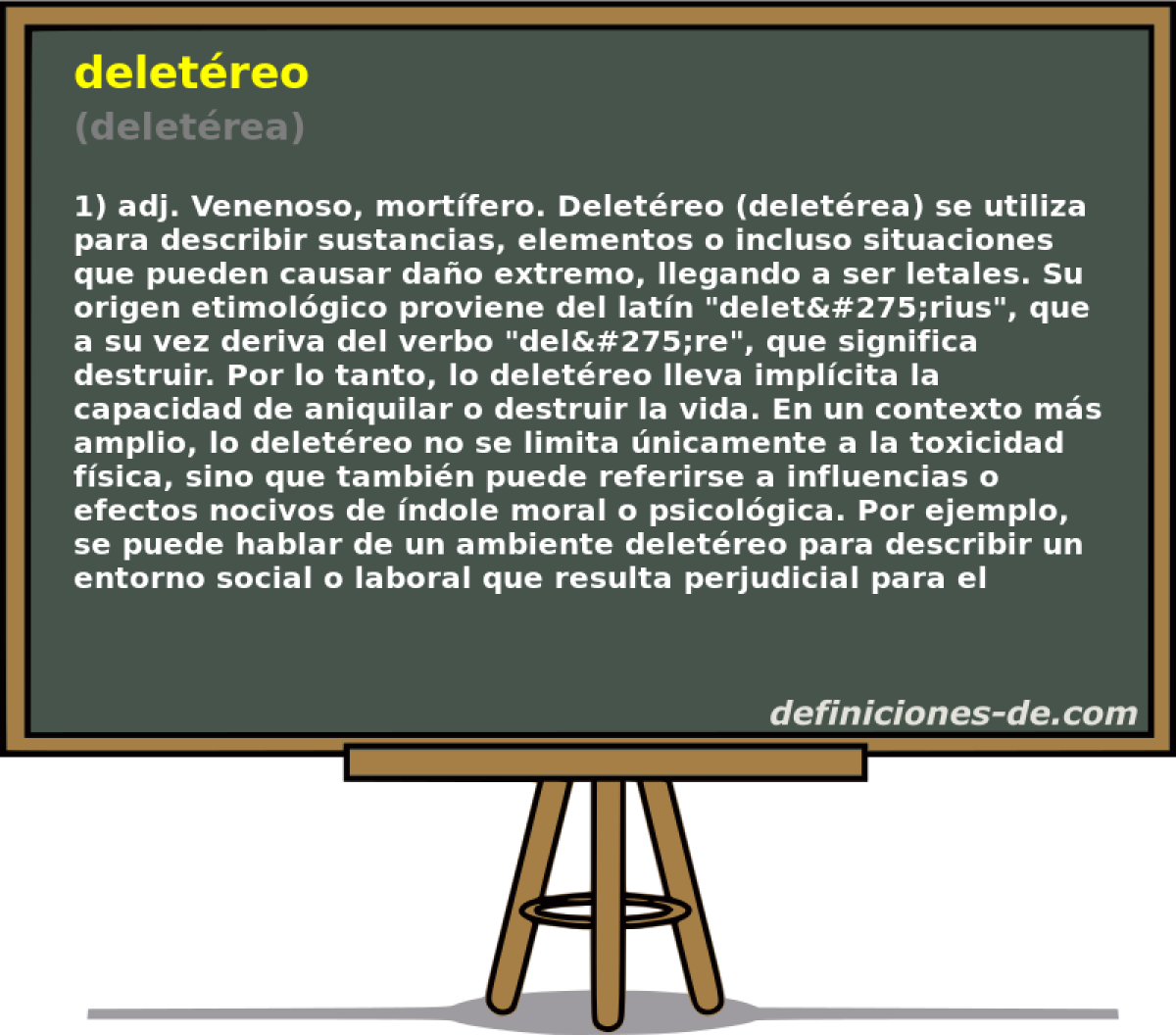 deletreo (deletrea)