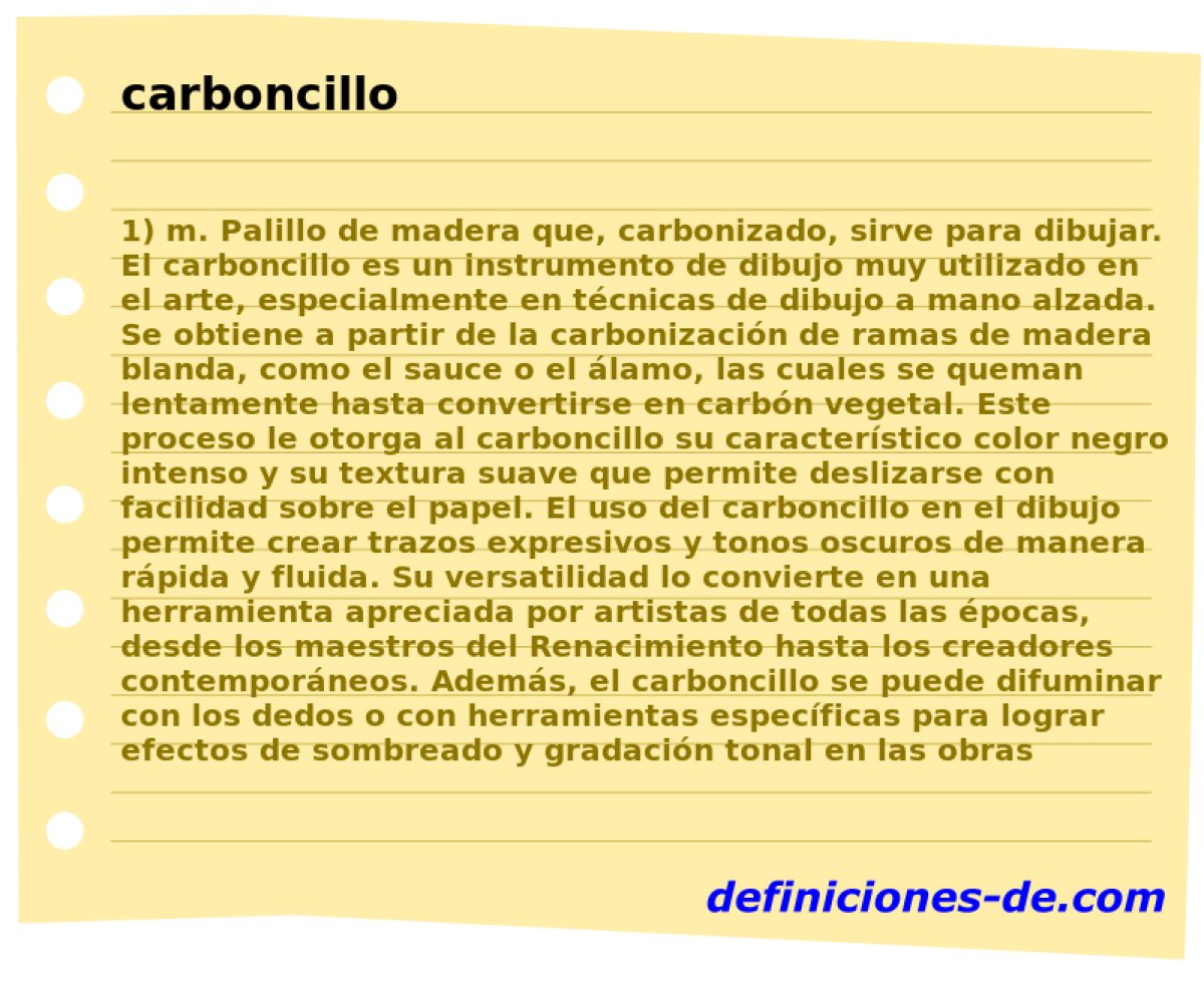 carboncillo 