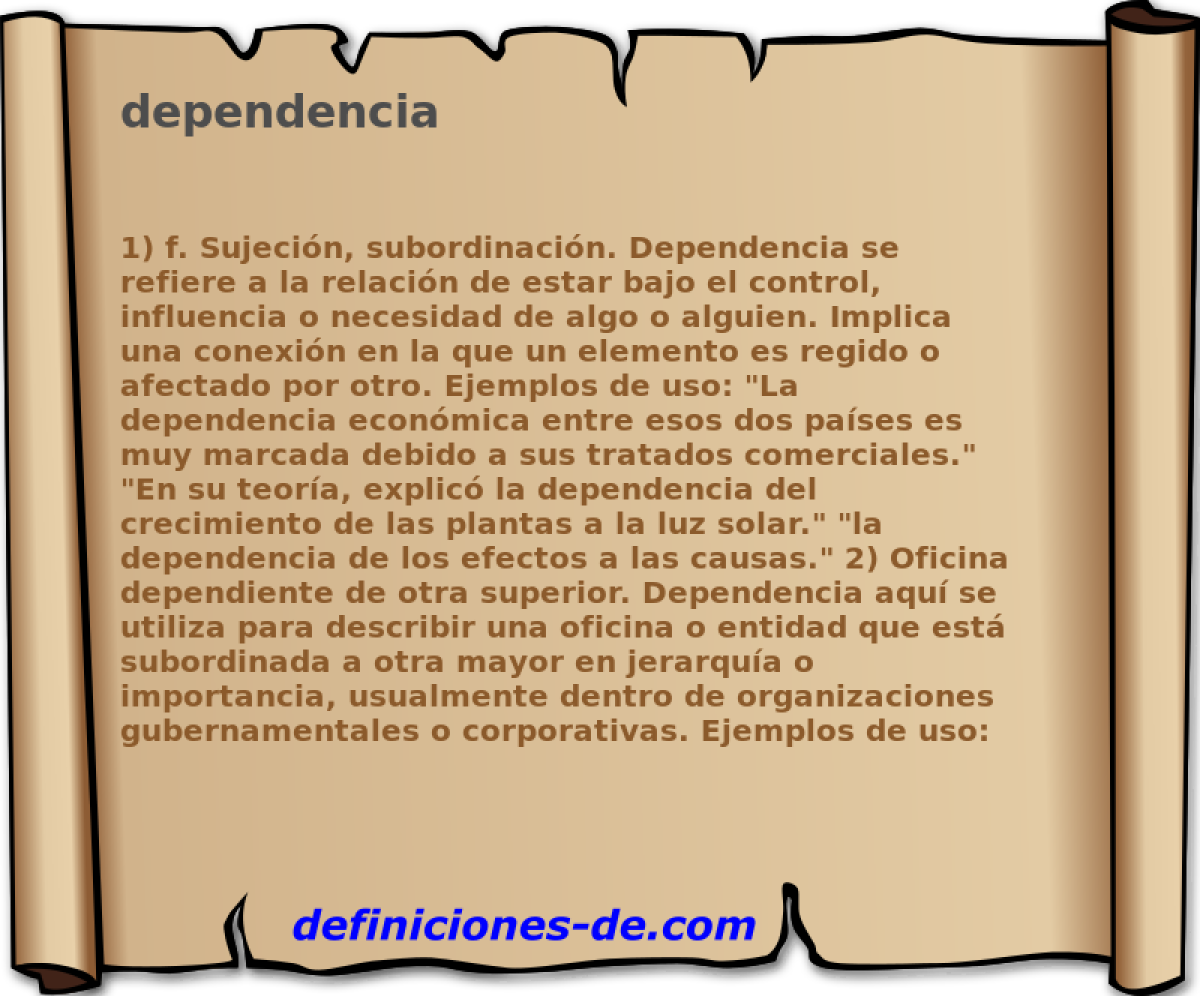 dependencia 