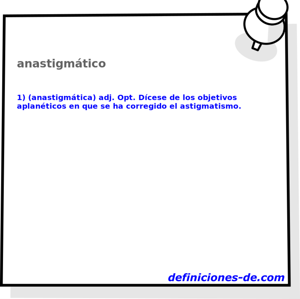 anastigmtico 