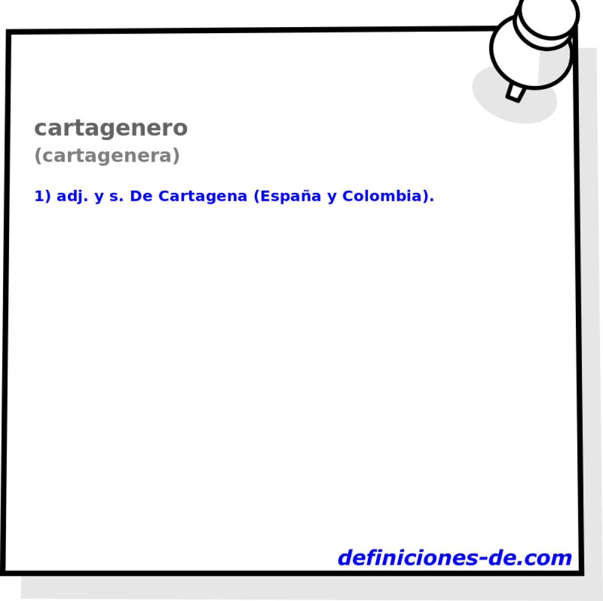 cartagenero (cartagenera)