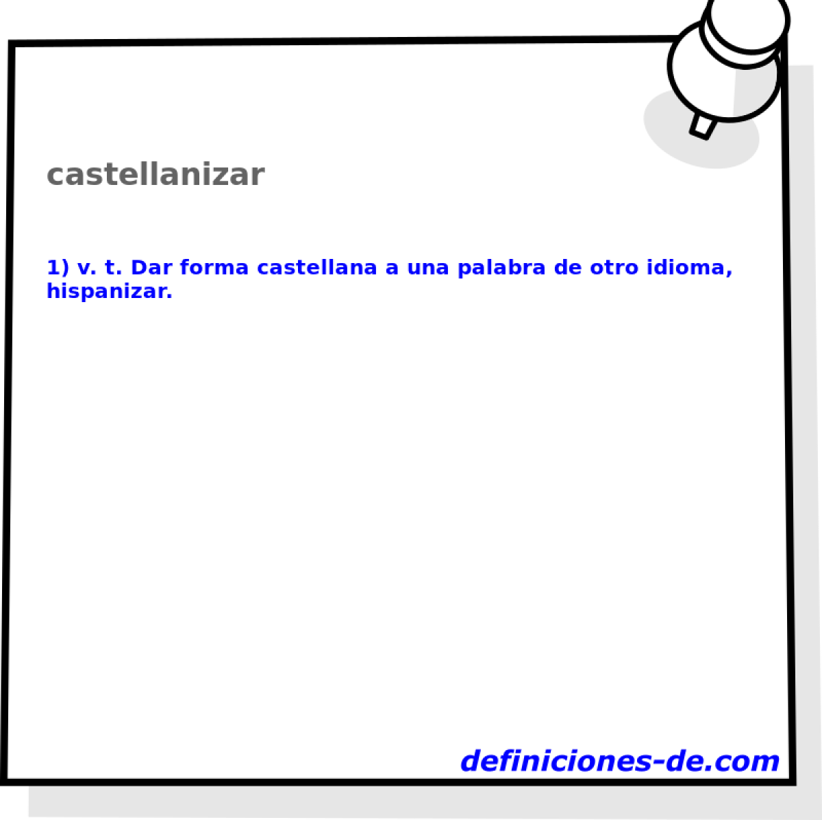 castellanizar 